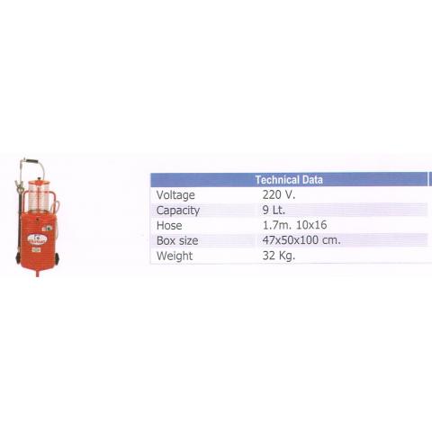 ถังดูดถ่ายน้ำมันเครื่องไฟฟ้า 220V 9 ลิตร