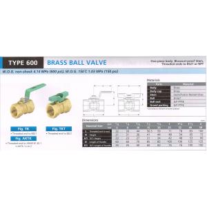 BRASS BALL VALVE 600...