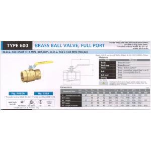 BRASS BALL VALVE FUL...