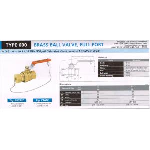 BRASS BALL VALVE FUL...