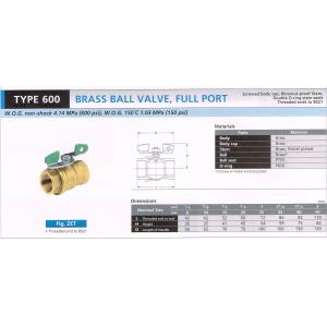 BRASS BALL VALVE FUL...