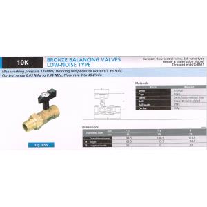 BRONZE BALANCING VALVE BUILT-IN SCREEN 10K BSS