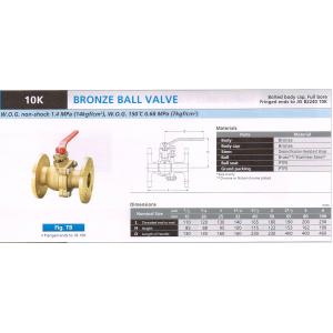 BRONZE BALL VALVE 10...