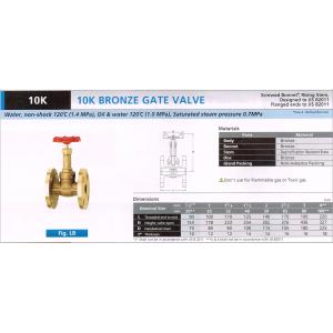 BRONZE GLOVE VALVE 10K LB