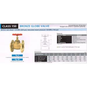 BRONZE GLOVE VALVE 150 B BH