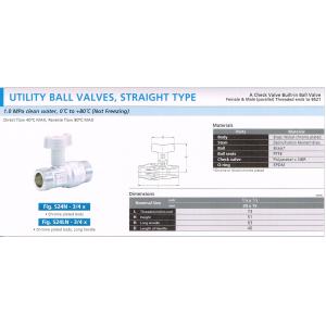 UTILITY BALL VALVES ...