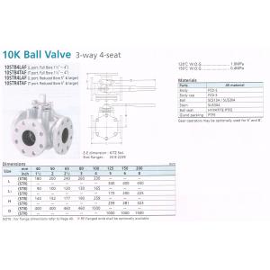 BALL VALVE 3-WAY 4-SEAT 10K 10STB4LAF TAF 10STR4LAF TAF