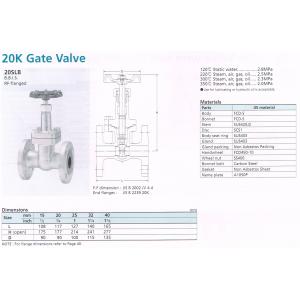 GATE VALVE 20K 20SLB