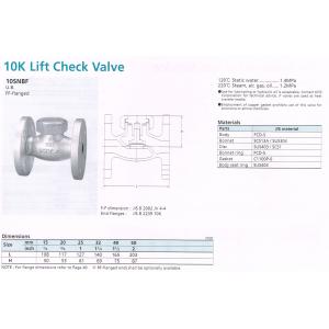 LIFT CHECK VALVE 10K...