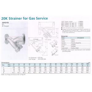 STRAINER FOR GAS SER...