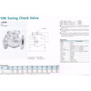 SWING CHECK VALVE 10...