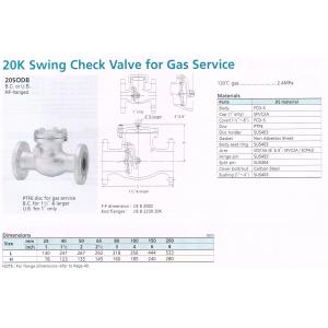 SWING CHECK VALVE 20...