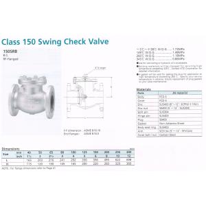 SWING CHECK VALVE 15...