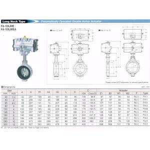 Long Neck Type Pneumatically Operated-Double Action Actuator FA-10XJSME FA-10XJMEA